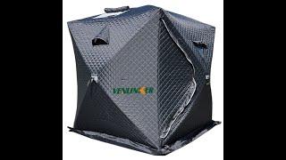 Ice fishing tent Shelter for camping sauna insulated with collapsible Fishable