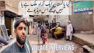 Is Pakistan a free country or is it just buy name a free country?| Pashto Interviews |Haider Said vl