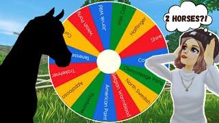 Star Stable Spinning the Wheel and Buying the Horses it Lands On!