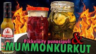 Tuliset Mummonkurkut & pikkelöity punasipuli