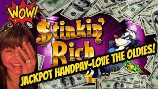 ASKED and GOT IT! JACKPOT HANDPAY-STINKIN' RICH