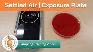 SAMPLING | Exposure Plate Air Sampling: How to Take Settled Air Samples Using Exposure Plates