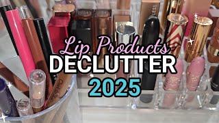 ALL THE LIP PRODUCTS DECLUTTER SERIES 2025