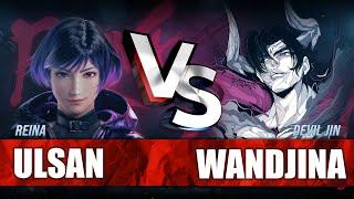 Tekken8  Ulsan (REINA) vs Wandjina (DEVIL JIN)  High Level Gameplay