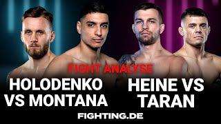 NFC 8: Montana vs Holodenko | Heine vs Taran | Fight Analyse - FIGHTING