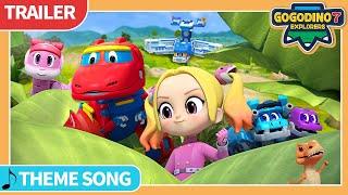 ⭐️New Seasaon⭐️GoGoDino S7 | Theme Song | Trailer | Dinosaur for Kids | Cartoon | GoGoDino Explorers