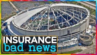 Tropicana Field: BAD insurance news & roof cleanup approved