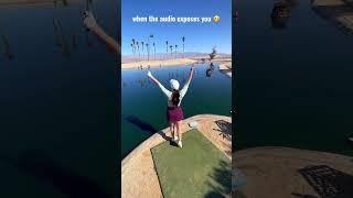 It’s all fun and games until the audio exposes you on the golf course ️