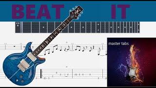 #BEAT IT#MICHAEL JACKSON#|Guitar Tab| TUTORIAL#Mastertabs#BestFreeYoutubeMusic#FREE CHORDS#SIMPLE