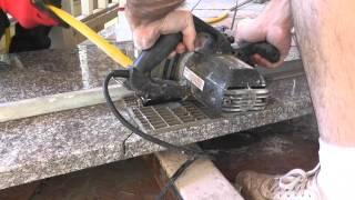 How To Install Granite Countertops On A Budget - Part 3 - Cut & Fit With A Circular Saw