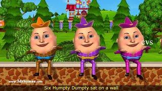 Humpty Dumpty Nursery Rhyme - 3D Animation English Rhymes for children