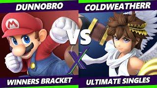 S@X 458 - Dunnobro (Mario) Vs. Coldweatherr (Pit) Smash Ultimate - SSBU