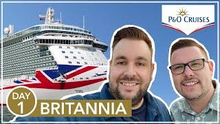 P&O Britannia - Day 1 - Embarkation