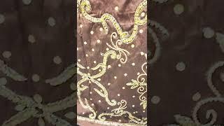 Coffee Brown Net Lace George Wrapper ASOEBI Style Lagos Women Wedding Dresses Fabric +91 9819882753