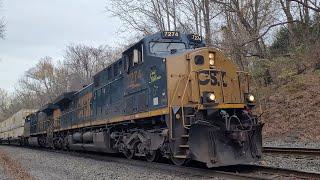 The Spirit Of West Virginia Leads M421 Past Lander Road