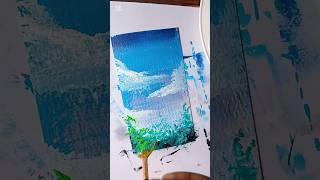 Mini painting! #painting #art #shorts