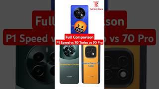 Realme P1 Speed vs Realme Narzo 70 Turbo vs Narzo 70 Pro : Full Comparison 