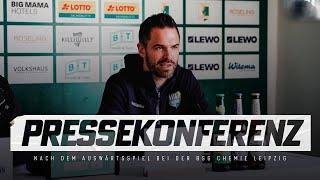 Chemnitzer FC | Pressekonferenz nach dem Auswärtsspiel gegen die BSG Chemie Leipzig