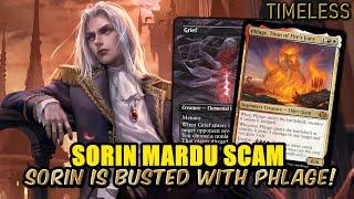 New Sorin Is Busted With Phlage! Mardu Scam | Timeless BO3 Ranked | MTG Arena