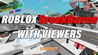 24/7 BrookHaven RP Playing With Viewers | Private BrookHaven Server | Xbox PS4 PC Mobile | (ReRun)