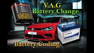 VW Battery Change and Coding (V.A.G Cars) OBD11 Codings