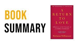 A Return to Love by Marianne Williamson Free Summary Audiobook