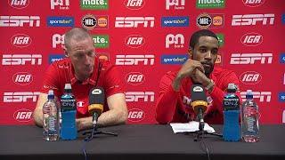 John Rillie and Bryce Cotton press conference vs New Zealand Breakers - Round 15, NBL25