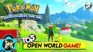 Top 5 Working Pokemon Open World Games For Android In 2023 | High Graphic (Online/Offline)