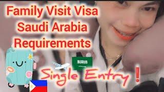 UPDATED: FAMILY VISIT VISA REQUIREMENTS 2024 | SINGLE ENTRY | SAUDI ARABIA  #saudivisa