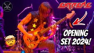 ‼️ ‼️Nuno Bettencourt SLAYS during 2024 Extreme opening set!  FRONT ROW View!  ​⁠