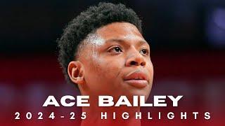 Ace Bailey 2024-25 Rutgers Scarlet Knights Highlights