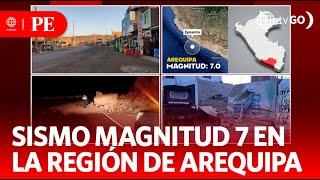 Magnitude 7 Earthquake Shakes Arequipa Region | Primera Edición | News Peru