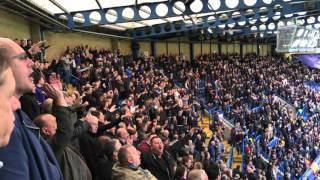 Chelsea away - West Ham United fans at Stamford Bridge