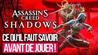 Assassin's Creed Shadows: TOUT ce que vous devez SAVOIR AVANT D'Y JOUER  (Histoire, Gameplay...)