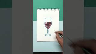 Wine Glass Painting #art #artdaily