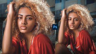 Cinematic Color Grading & Skin Retouching in Photoshop CC 2021