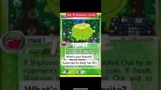 Top 10 Skiploom #Pokemon Cards #shorts