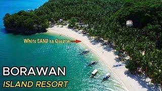 WHITE SAND BEACH SA QUEZON | BORAWAN ISLAND RESORT | Pagbilao Chica Island | Padre Burgos Quezon