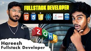 ZOHO FullStack Developer Sharing his Experience | Complete Roadmap to FullStack developer Tamil