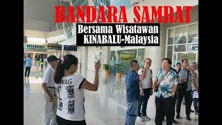 Bersama Wisatawan dari Kinabalu Malaysia yang baru pertama kali ke Manado | Bandara Samrat Manado