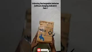 Unboxing rechargeable batteries | from Flipkart