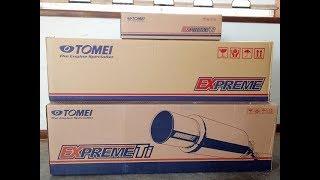 Unboxing Tomei Titanium Turbo back exhaust for Evo 8