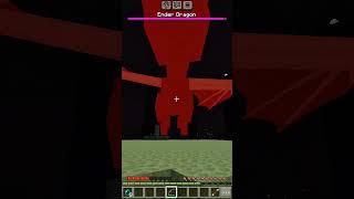 Killing ender dragon in one shot Minecraft bedrock