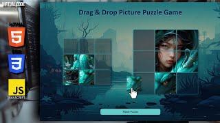 Build Puzzle Game using HTML, CSS & JS  | Javascript Projects For Beginners