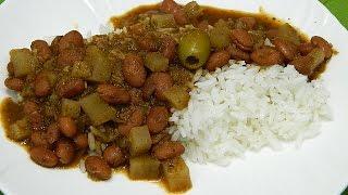 How to make quick and easy Habichuelas Guisadas or Puerto Rican style stewed beans