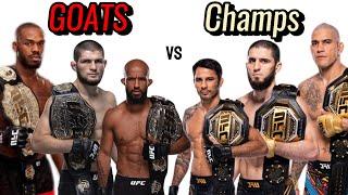 Current UFC Champions vs The GOATs (Every Division)