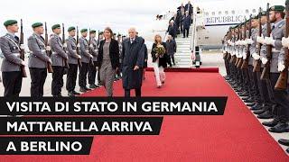 Arrivo del Presidente Mattarella all’aeroporto militare di Berlino Brandeburgo