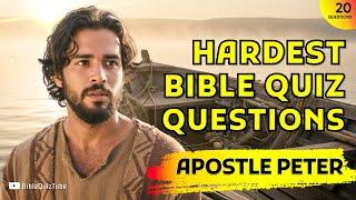 20 BIBLE QUIZ QUESTIONS. Exploring Peter's Role in the Bible |Test Your Knowledge | Bible Quiz Tube