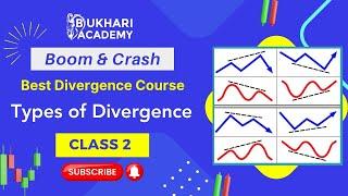 Types of Divergence | Class 2 | Boom & Crash Divergence Course | Bukhari Academy