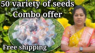 50 variety of seeds combo offer |gardening